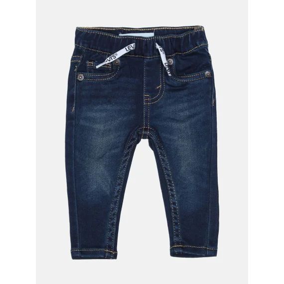 Jean Taille Élastique Bleu 12098