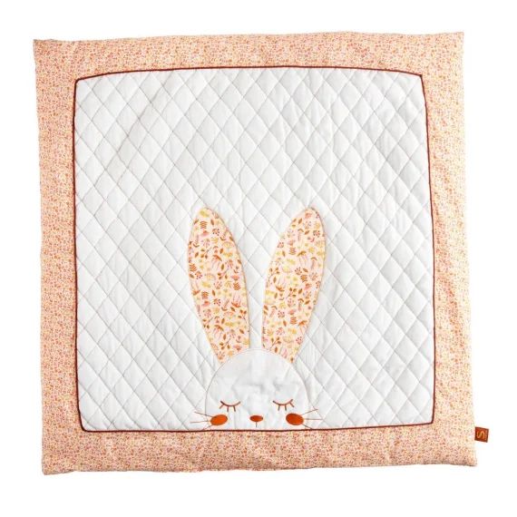 Grand Tapis En Coton Blanc