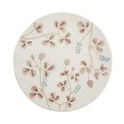 Tapis rond en laine Lierre (110 cm)