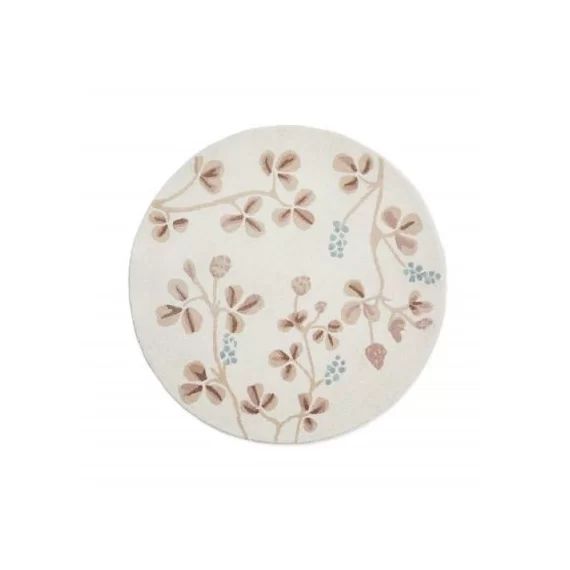 Tapis rond en laine Lierre (110 cm)