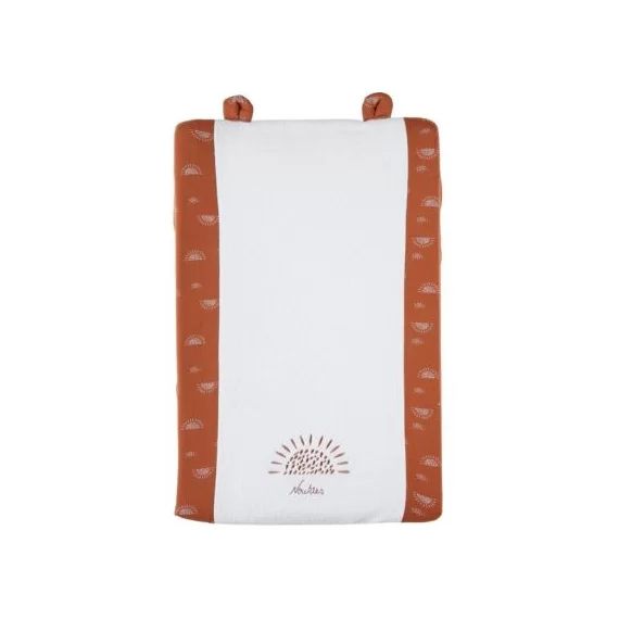 Matelas à langer avec housse soleil Babou & Kendi (45 x 67 cm)