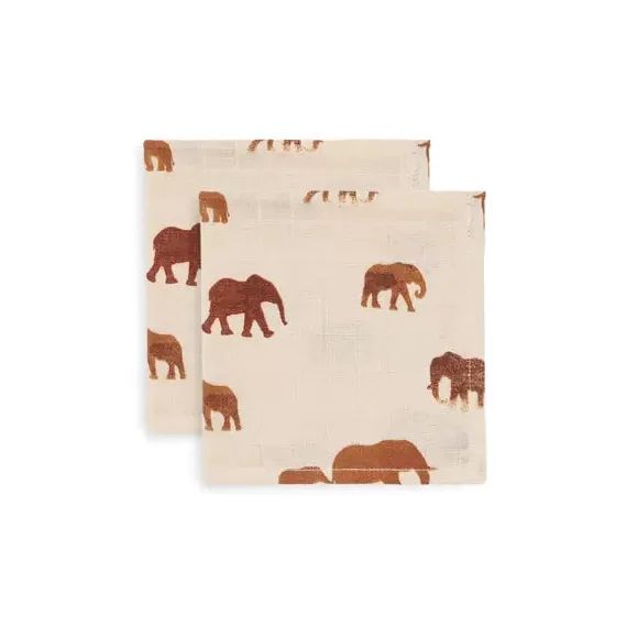 Lange gaze de Coton (x2) 115x115cm Savannah –