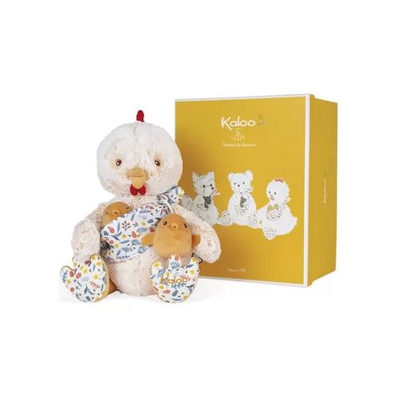 Coffret peluche Papa poule Paul Linoo (33 cm)