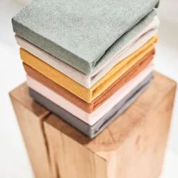 Lot de 2 housses de matelas à langer Ash green vert (50 x 70 cm)