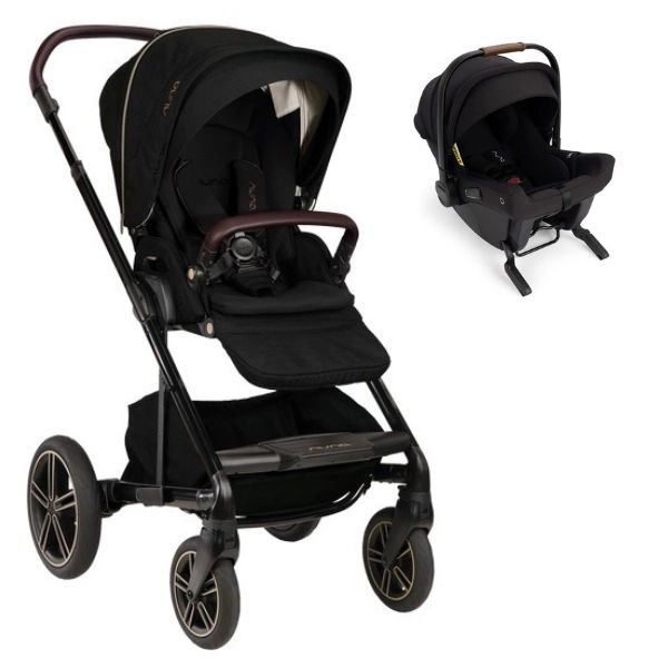 Poussette Nuna Mixx Next – Riveted + Coque Auto Pipa Urbn – Granite