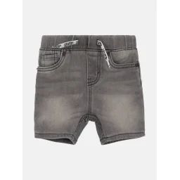 Short Taille Élastique Gris