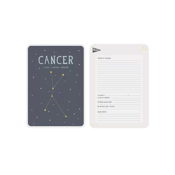 Affiche signe astrologique Cancer (21,4 x 32,5 cm)