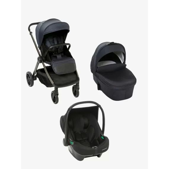 Poussette Trio Auriga I-size VERTBAUDET bleu nuit