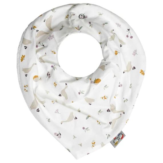 Bavoir Bandana En Coton Sidonia Beige, Sidonia