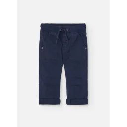 Pantalon En Toile Gabardine Bleu