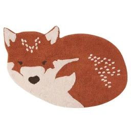 Tapis Enfant Little Wolf, Nattiot Orange