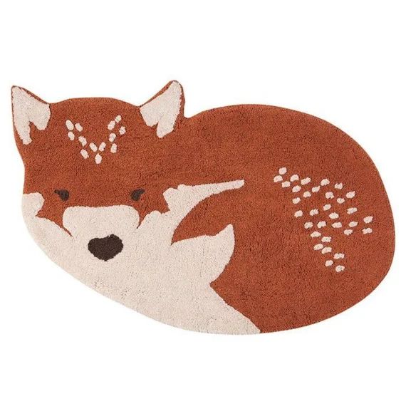Tapis Enfant Little Wolf, Nattiot Orange