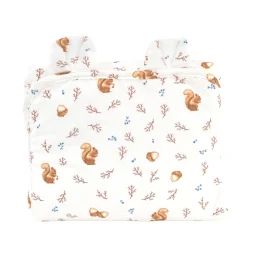 Tapis À Langer De Voyage Coton Bio Ecureuil
