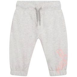 Pantalon de jogging molletonné Fille Gris