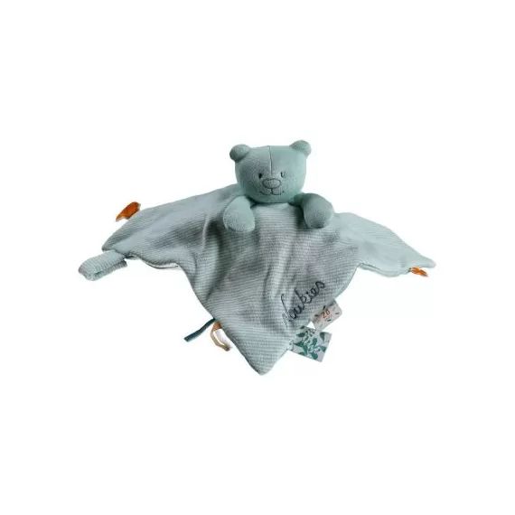 Doudou plat attache sucette Iconiques Nouky mint