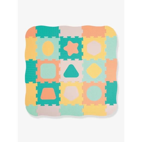 Tapis géométrique touch LUDI multicolore