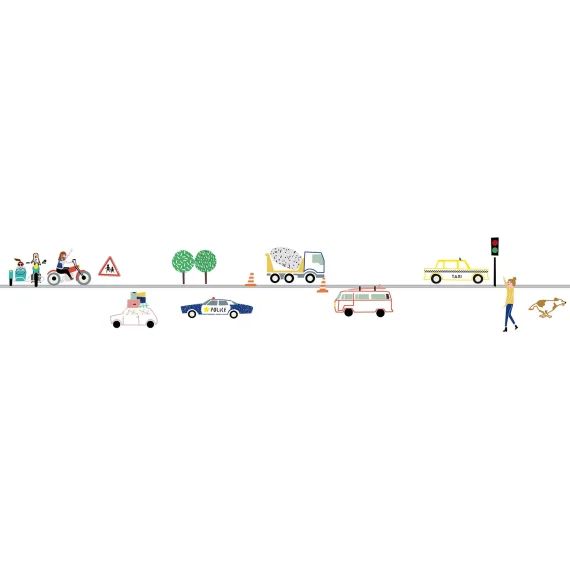 Frise adhésive Traffic (5 mètres)