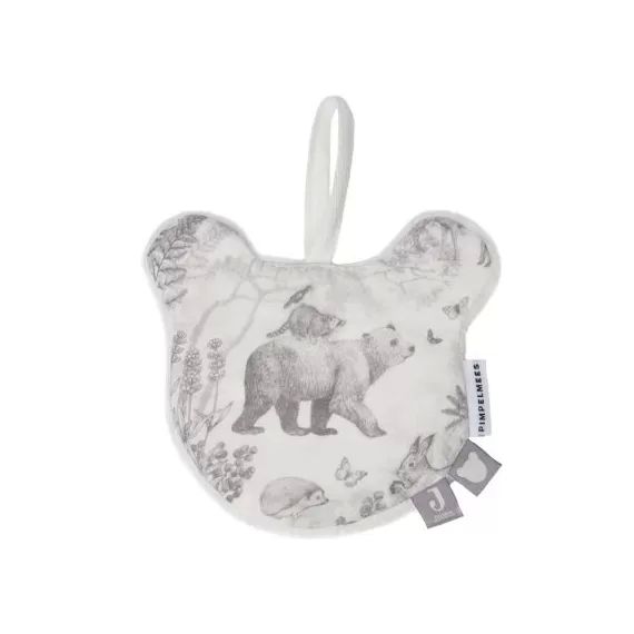 Doudou attache sucette ours Pimpelmees Forest Animals