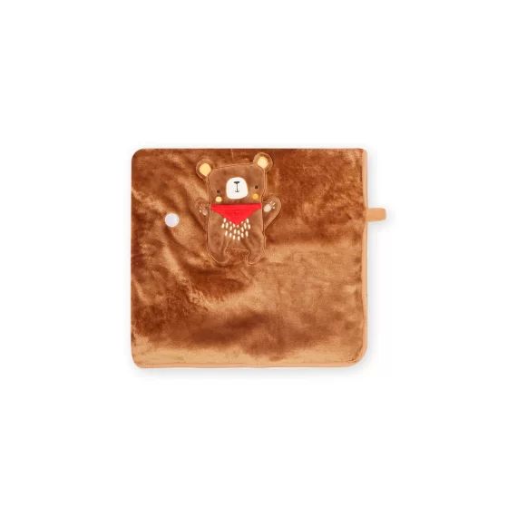 Couverture Doudou Ourson En Polaire – Multicolor