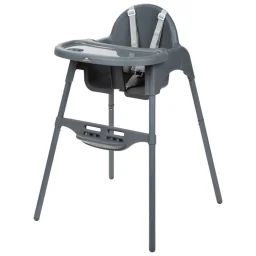 Chaise Haute Bébé Meely Dark Grey