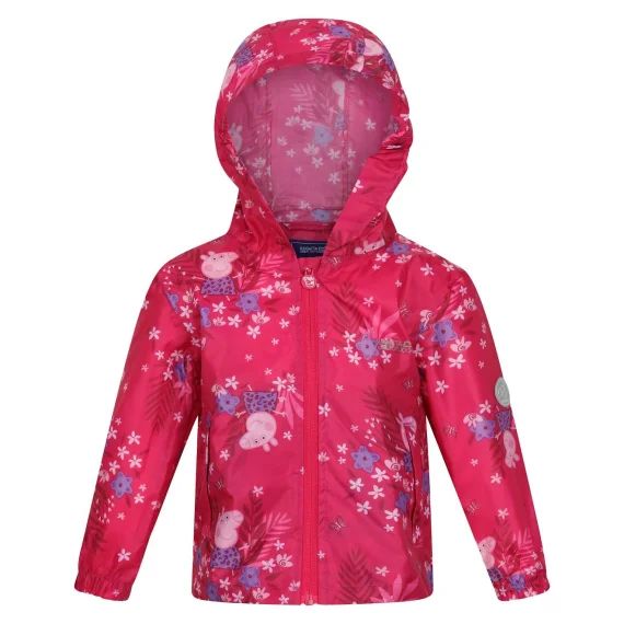 Veste Imperméable Polyester Peppa Pig Rose Vif