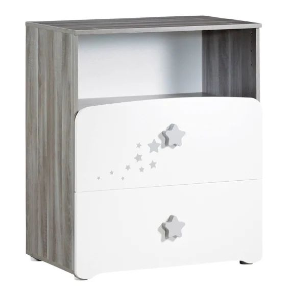 Commode À Langer Et 1 Niche En Bois Blanc