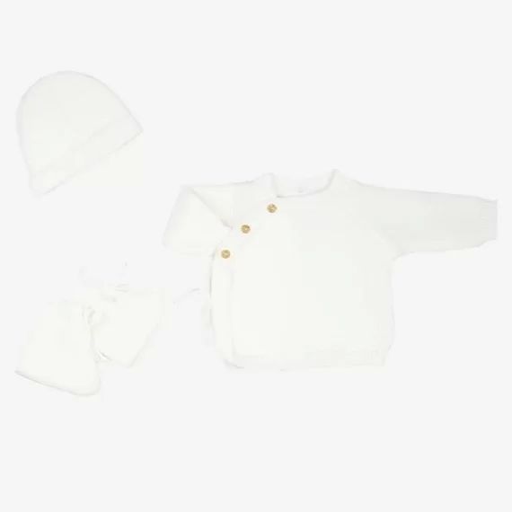 Trousseau de naissance blanc