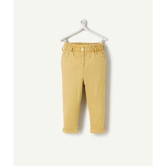 Pantalon relax bébé fille jaune –  – Soldes