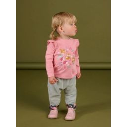 Pantalon En Velours Réversible – Gris