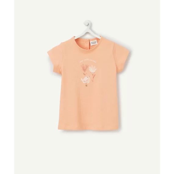 Le t-shirt rosé en coton biologique –  – Soldes