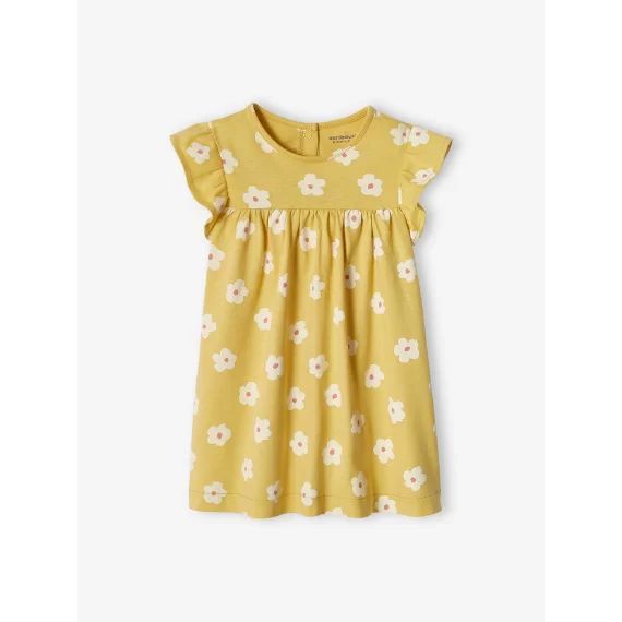 Robe bébé en jersey BASICS jaune pâle