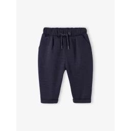 Pantalon bébé à carreaux bleu nuit