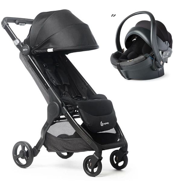 Poussette Ergobaby Metro+ + Coque Auto iZi Go Modular X1 by BeSafe – Black