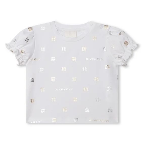 T-shirt à manches courtes Fille Blanc