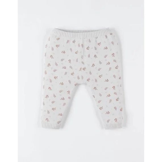 Legging En Tricot Bio Fin Beige