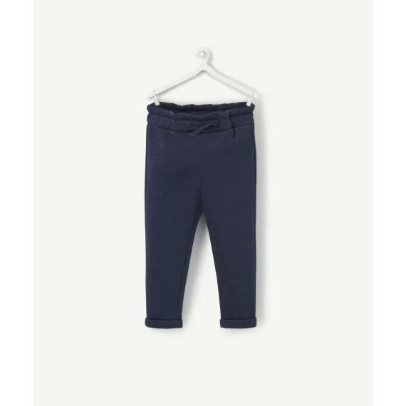 Pantalon de jogging bleu pailleté bébé fille en fibres recyclées –  – Soldes