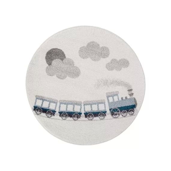 Tapis rond Petit train (120 cm)