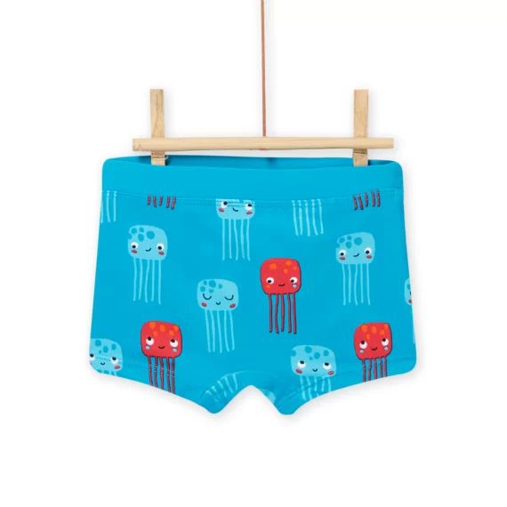 Maillot De Bain Bleu À Imprimé Méduses Bébé Garçon