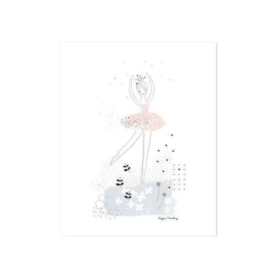 Affiche danseuse arabesque Ballerina (40 x 50 cm)