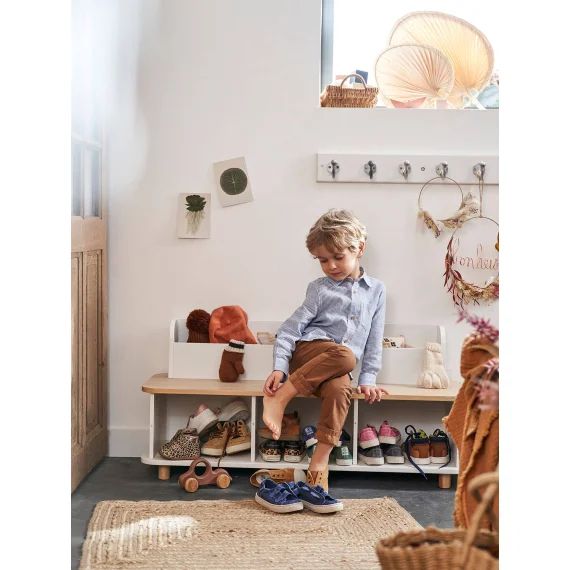 Meuble à chaussures LIGNE PTILOU blanc