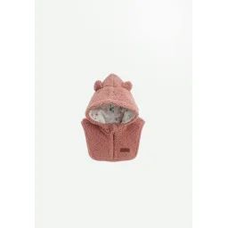 Cagoule Bébé En Sherpa Bloom Rose