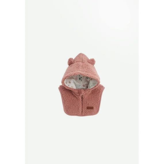 Cagoule Bébé En Sherpa Bloom Rose