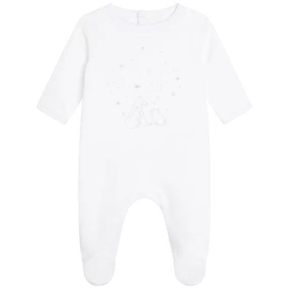 Pyjama en velours Garçon Gris