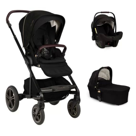 Poussette Nuna Mixx Next + Nacelle + Coque Auto Pipa Next – Riveted