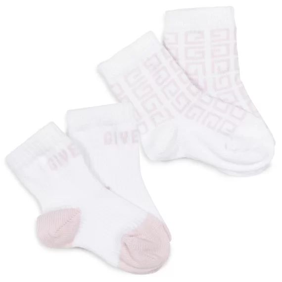 Chaussettes à motif UNISEXE Rose