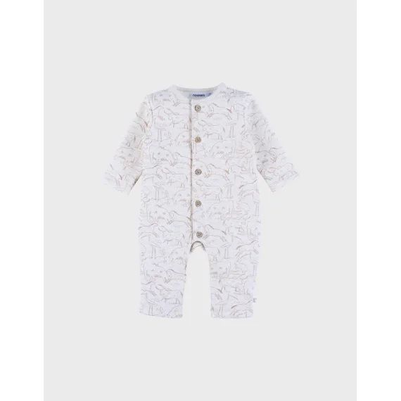 Combinaison En Sweatoloudoux® À Imprimé Mammouth Beige