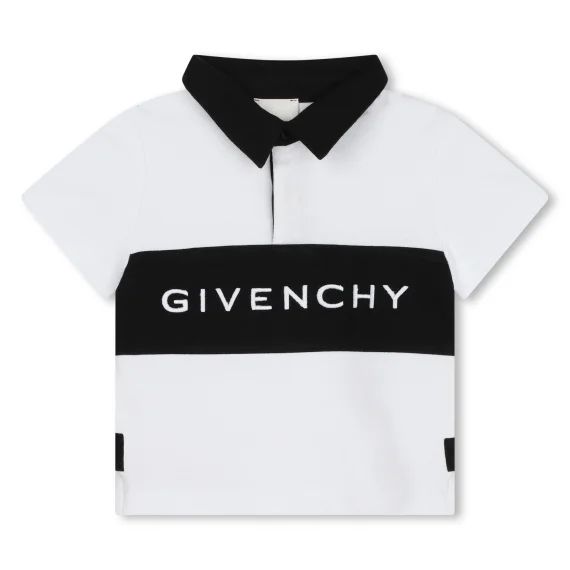 Polo en coton Garçon Blanc