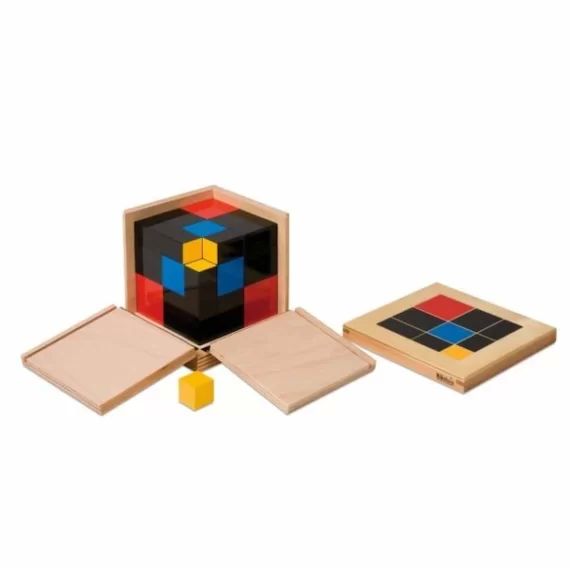 Nienhuis Montessori – Cube du trinôme blanc