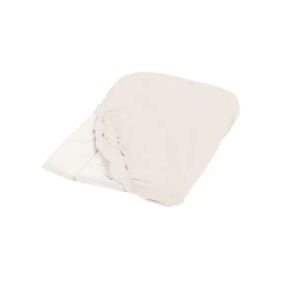 Housse de matelas à langer en bambou écru (50 x 75 cm)