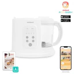 Robot De Cuisine Pour Bébés Multifonction 6 En 1 Blanc